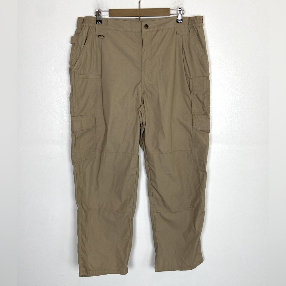 5.11 Tactical Men’s Cargo Utility‎ Pants 42X30 Tan Workwear Military Workforce
